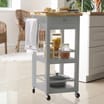 Home Collections: Butchers Block Trolley - Grey