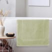 Bathroom: 100% Cotton Terry Bath Mat - Sage Green