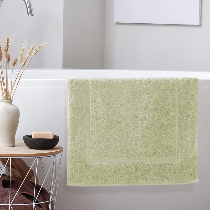 Sage green best sale towels and bathmats