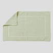 Bathroom: 100% Cotton Terry Bath Mat - Sage Green