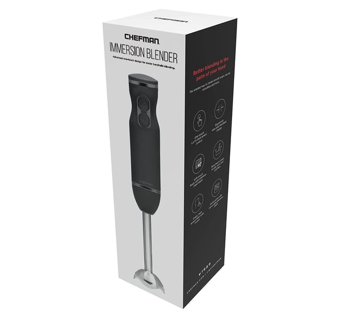 Kitchensmith 2 Speed Immersion Black Blender & Whisk 250 Watt NEW IN OPEN  BOX