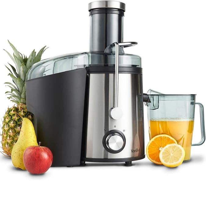 VonShef Stainless Steel Juicer 800W, 64066, 5056115724329, juicers