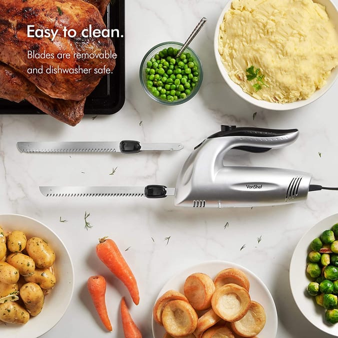 VonShef Electric Carving Knife, 64079, 5056115722943, meat, knives