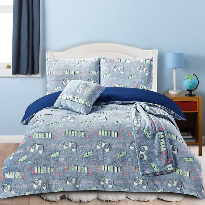 My Little Home: Glow In The Dark Gamer Duvet Set, 14109, 14186, 14025 ...