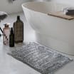 Bathroom: Glitter Bath Mat - Grey