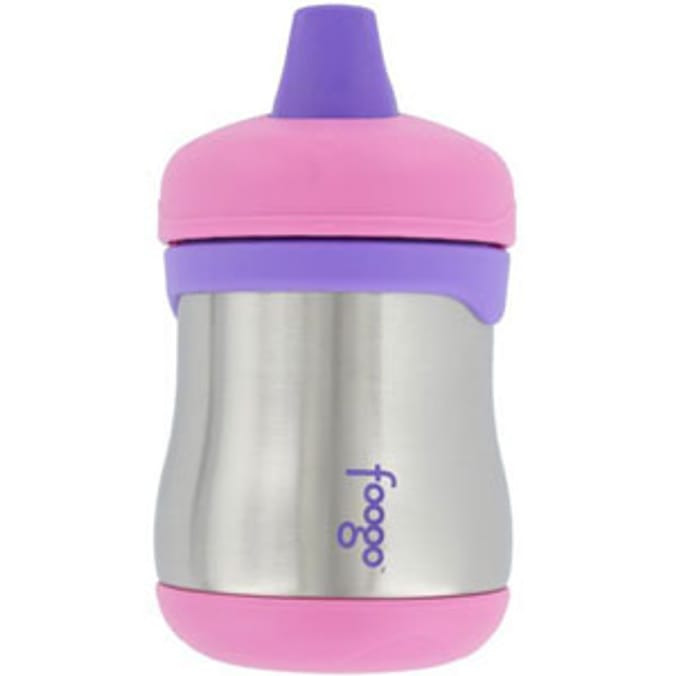Thermos FOOGO Phases Stainless Steel Sippy Cup, Pink/Purple, 7 Ounce - For  Moms
