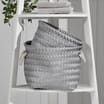 Home Collections: Set Of 2 Woven Baskets - Grey