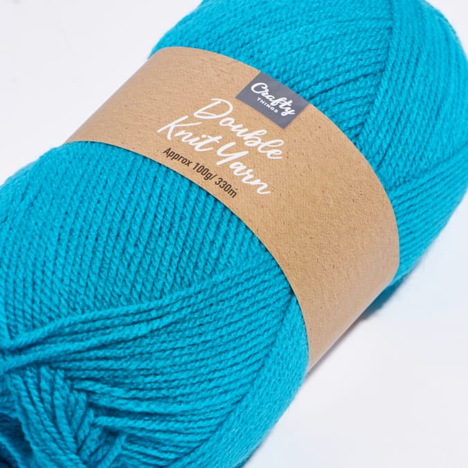 Crafty Things Double Knit Yarn 100g 4 Pack Kingfisher, 29239a, 29239