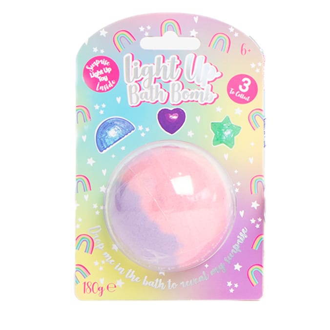Bath Bomb Light Up Bath Bomb Fizzer 180g (Case Of 3) bombs bomb's