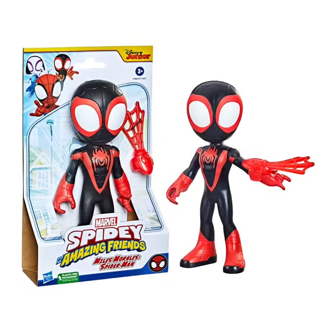 Marvel: Spidey And His Amazing Friends Supersized Figure - Miles ...
