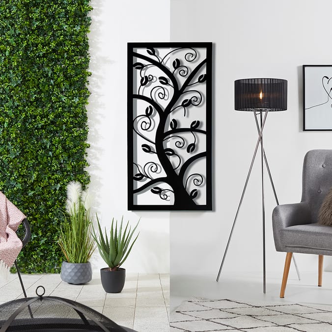 Metal wall art deals garden