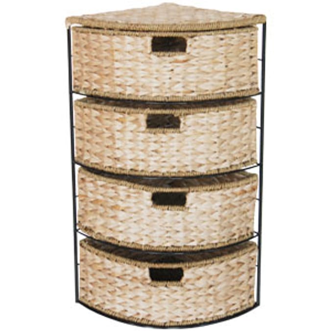 Rushwood Four Drawer Corner Unit Home Bargains