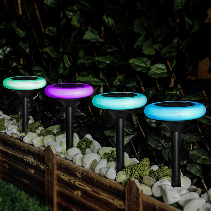 Solar garden deals lights home bargains