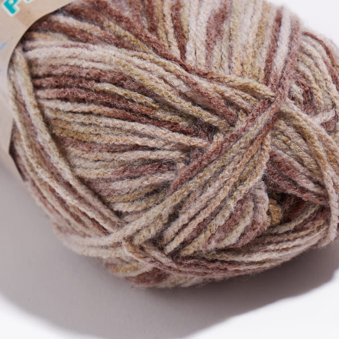 Crafty Things Printed Yarn 50g Multi/Brown (Case of 6), knitting