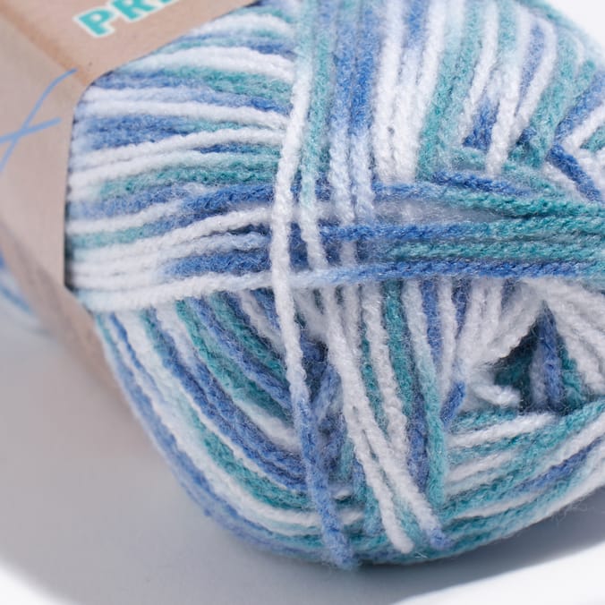 Crafty Things Printed Yarn 50g Multi/Ocean (Case of 6), knitting