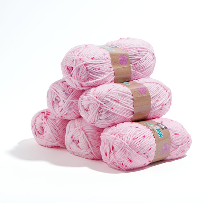 Crafty Things Spot Yarn 50g Pink/Pink (Case of 6), knitting