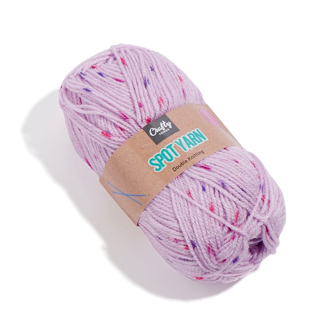 Crafty Things Spot Yarn 50g Purple/Purple (Case of 6), knitting
