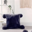 Home Collections: Pom-Pom Cushion - Navy