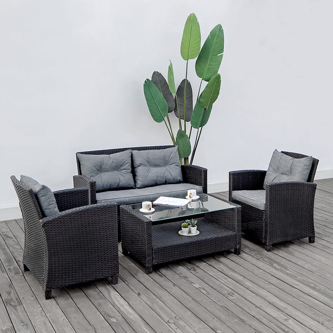 Home bargains best sale rattan set