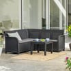 Keter: Rosalie 5 Seater Corner Set - Graphite