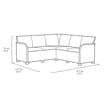 Keter: Rosalie 5 Seater Corner Set - Graphite