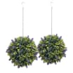 Jardin: Medium Topiary Lavender Ball 2 Pack