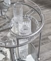 Home Collections: 2 Tier Round Drinks Trolley - Silver