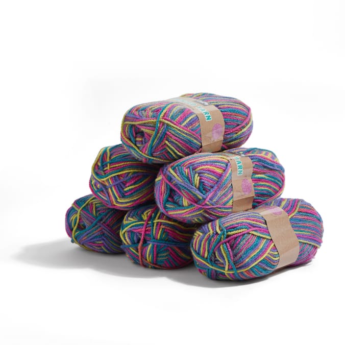 Crafty Things Printed Yarn Multi/Coloured (Case of 6), 36531, 36531f