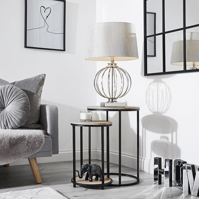 Home bargains white on sale side table