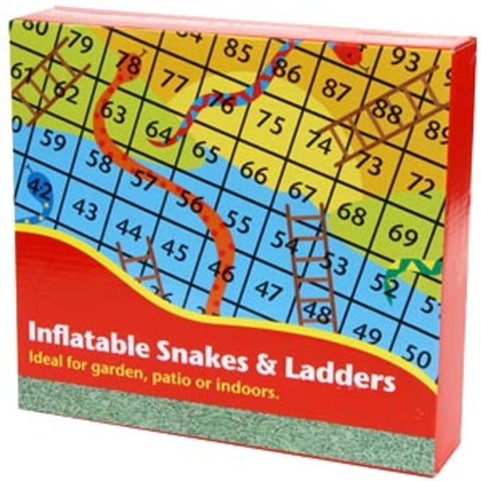 Summer Fun Inflatable Snakes And Ladders Home Bargains