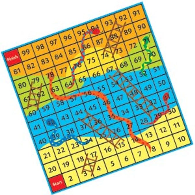 Summer Fun Inflatable Snakes And Ladders Home Bargains