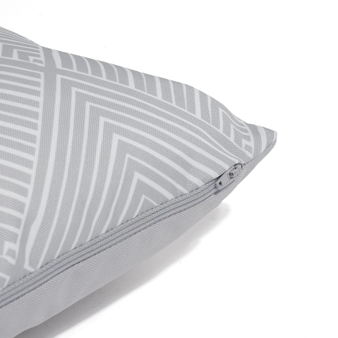The Outdoor Living Collection Medium Geo Outdoor Cushion Grey, 97895