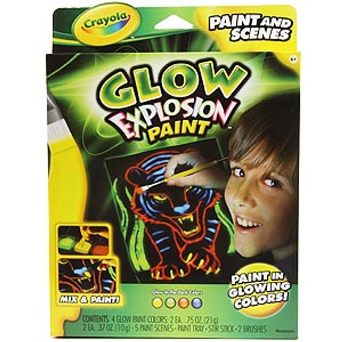 Crayola Glow Explosion Paint Home Bargains