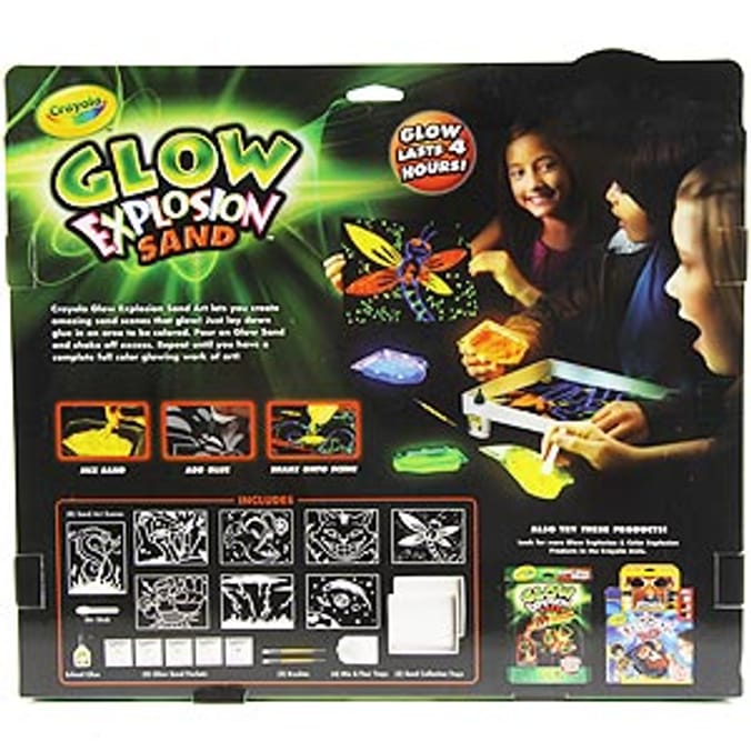 Crayola Glow Explosion Sand Art Scenes Lge