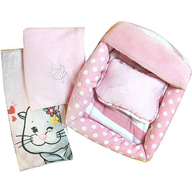 ZhuZhu Pets Designer Sleep Set Bed: Pink