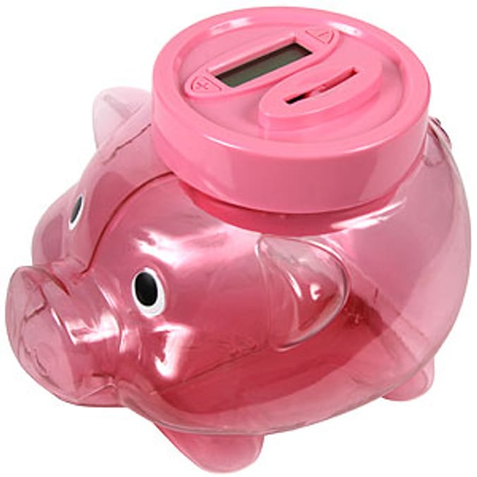 Digital CoinCounting Piggy Bank Home Bargains