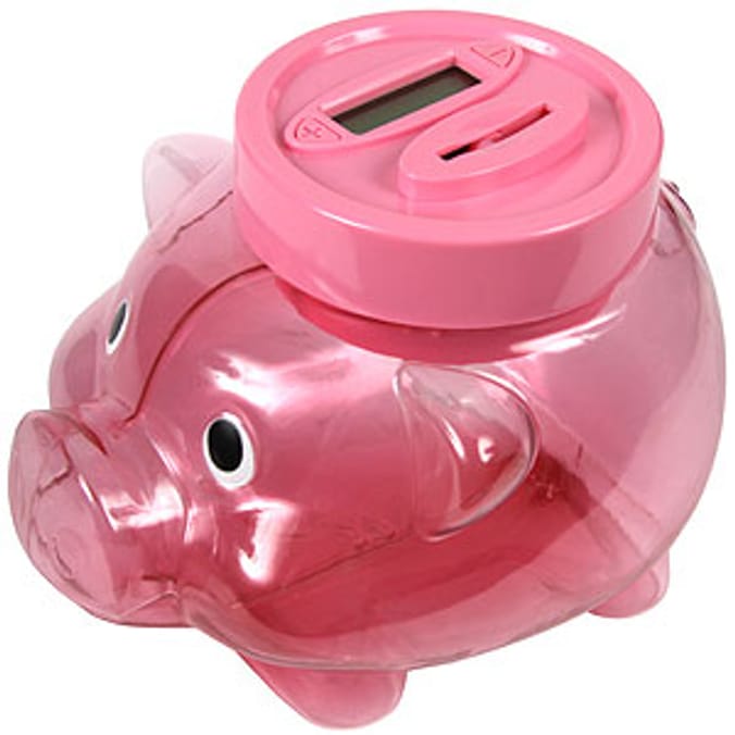 Digital Coin-Counting Piggy Bank