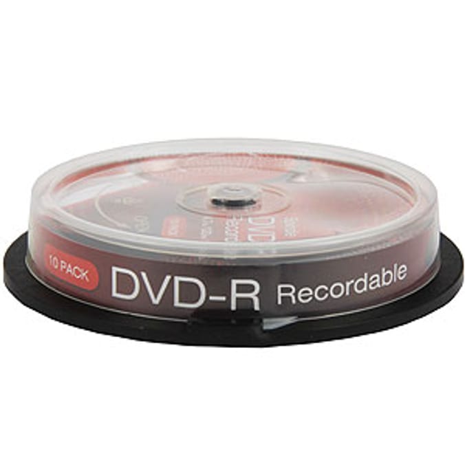 DVDR Recordable Discs 10 Pack Home Bargains