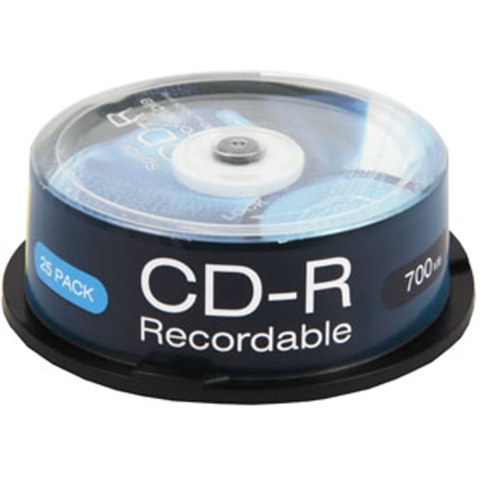 CDR Recordable Discs 25 Pack Home Bargains