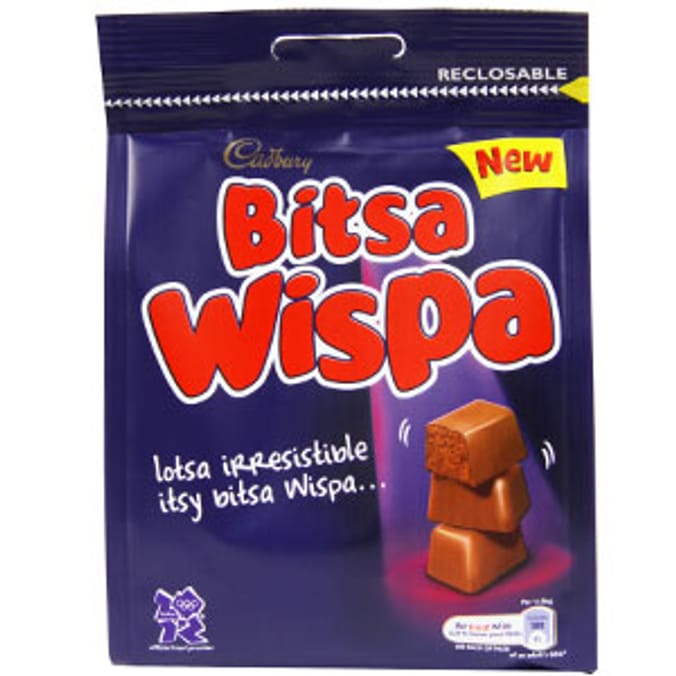 Cadbury's Bitsa Wispa Bites: 130g Bag