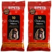 Pets Cleansing Wipes: Twin Pack