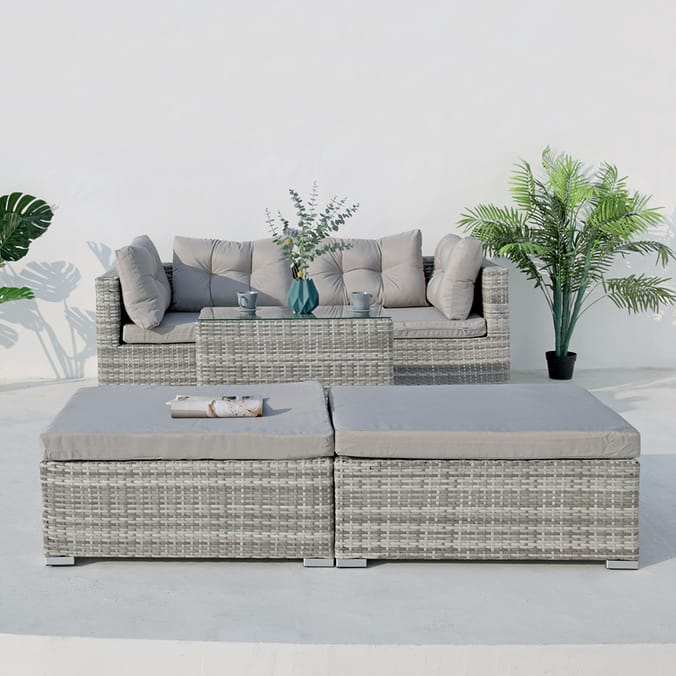 Home bargains rattan set sale