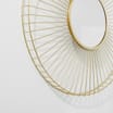 Home Collections: Gold Effect Wire Mirror