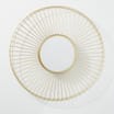 Home Collections: Gold Effect Wire Mirror