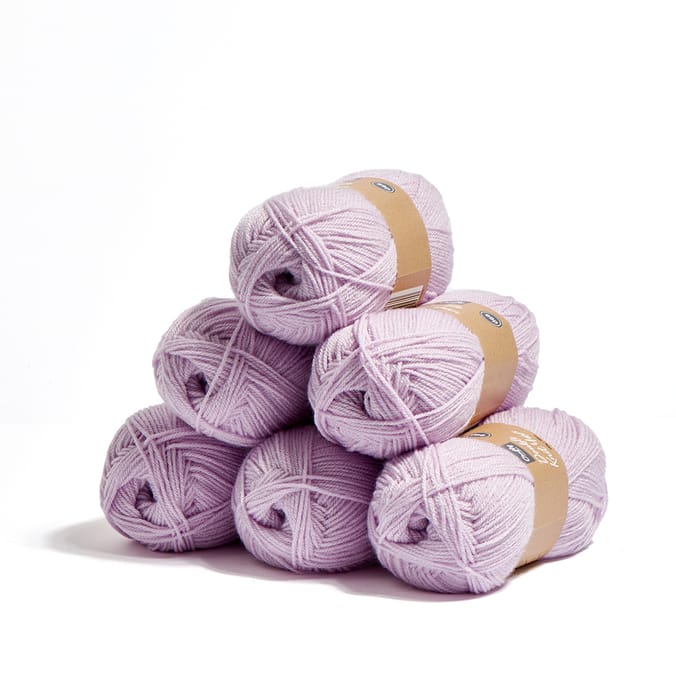 Crafty Things Double Knit Yarn Lilac 100g (Case of 6), 33910