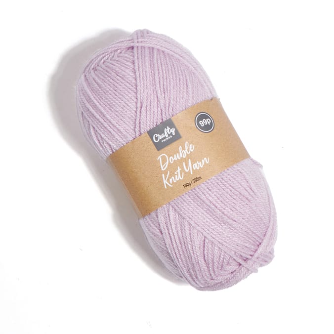 Crafty Things Double Knit Yarn Lilac 100g (Case of 6), 33910