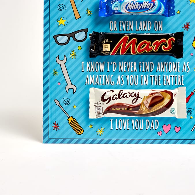 Fathers day chocolate store card