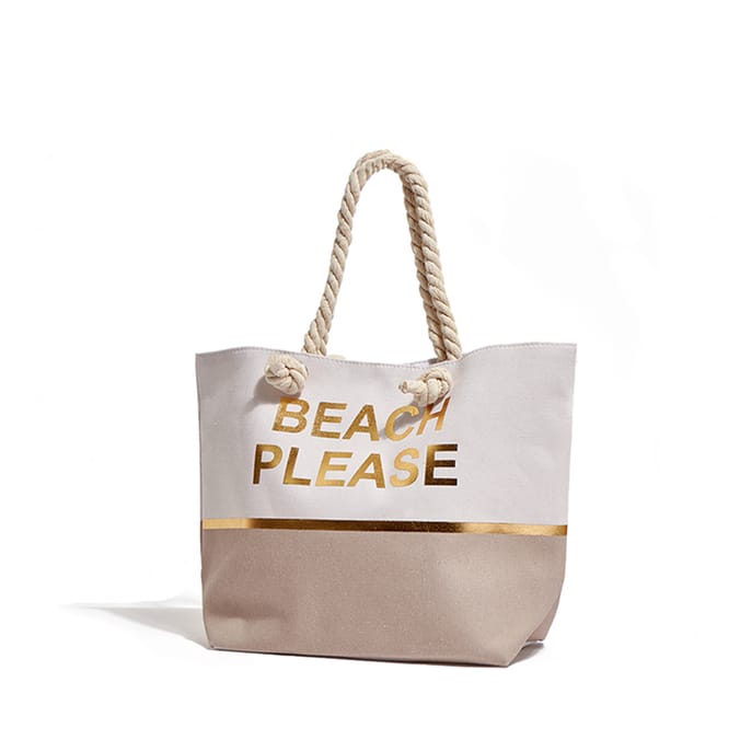 Beach please online tote