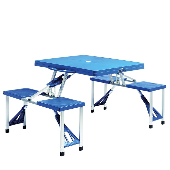 Lakescape 4 Seat Portable Folding Picnic Table 87057 10870570