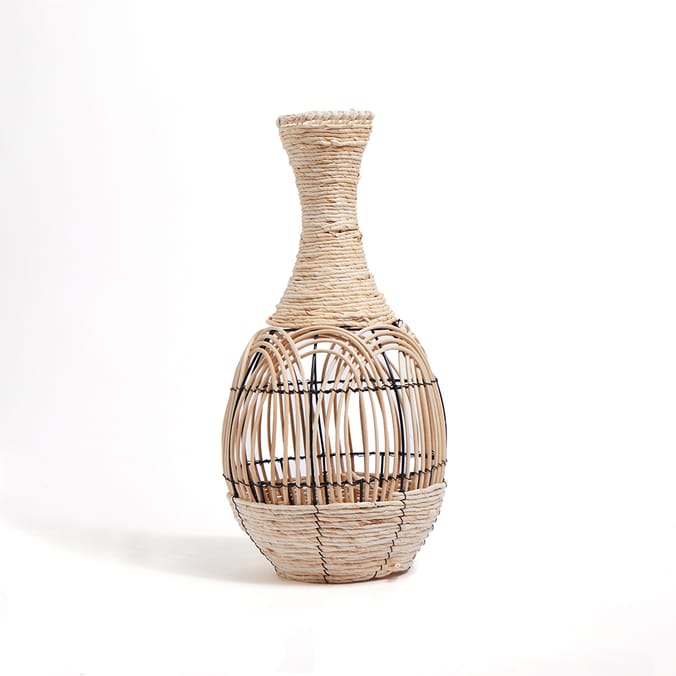 Jeff Banks Large Rattan Vase, 32277, 21805, 10322772, Vase, Rattan